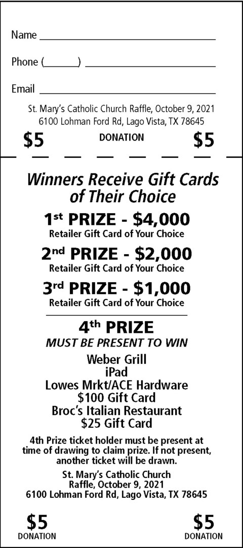 Oktoberfest - St. Mary Our Lady of the Lake | Lago Vista, TX ...