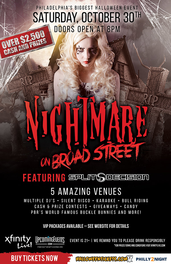 Nightmare on Broad Street Halloween Bash - Nightmare on Broad Street Halloween Bash